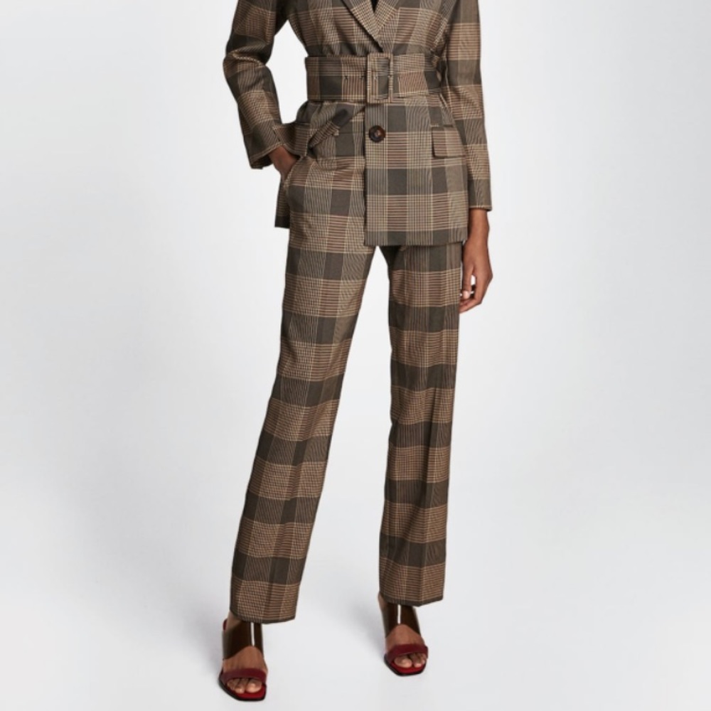 Checked Trousers